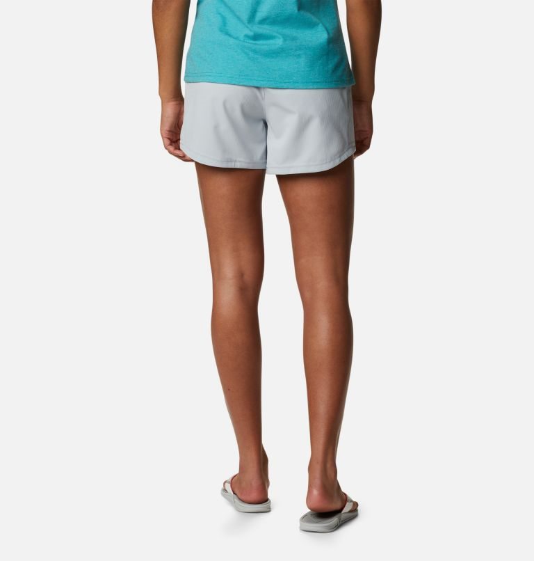 Women's Columbia PFG Tamiami Pull-On Shorts Light Grey | CA-B6413