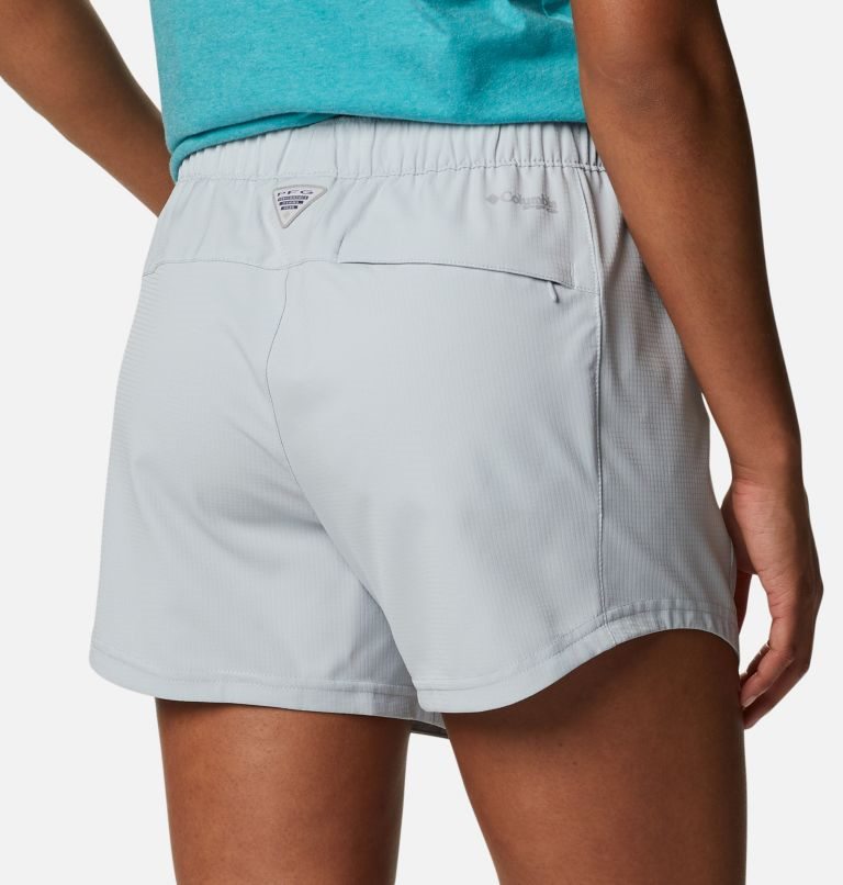 Women's Columbia PFG Tamiami Pull-On Shorts Light Grey | CA-B6413