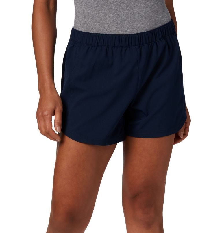 Women's Columbia PFG Tamiami Pull-On Shorts Navy | CA-R305A