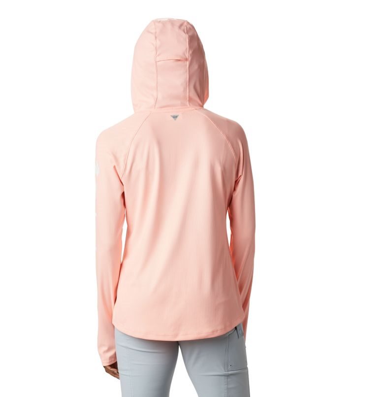 Women's Columbia PFG Tidal Deflector Hoodie Coral | CA-AC3A8