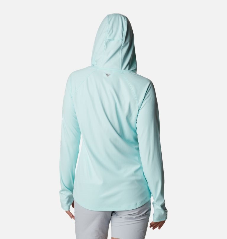 Women's Columbia PFG Tidal Deflector Hoodie Turquoise | CA-I50C4