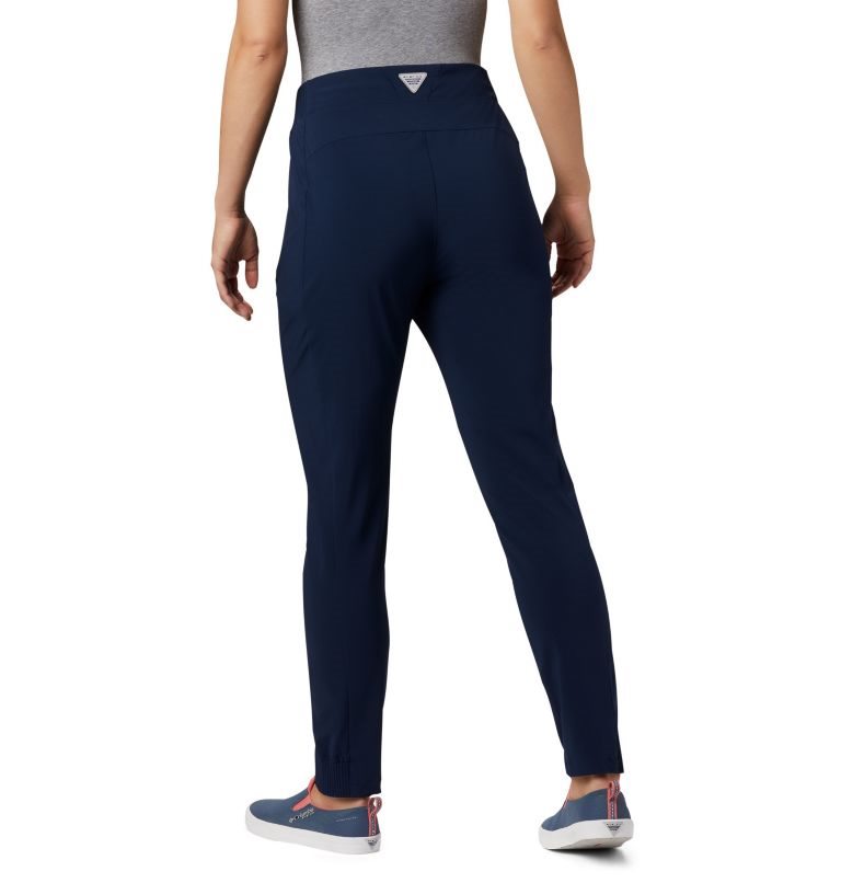 Women's Columbia PFG Tidal II Pants Navy | CA-Y81L3