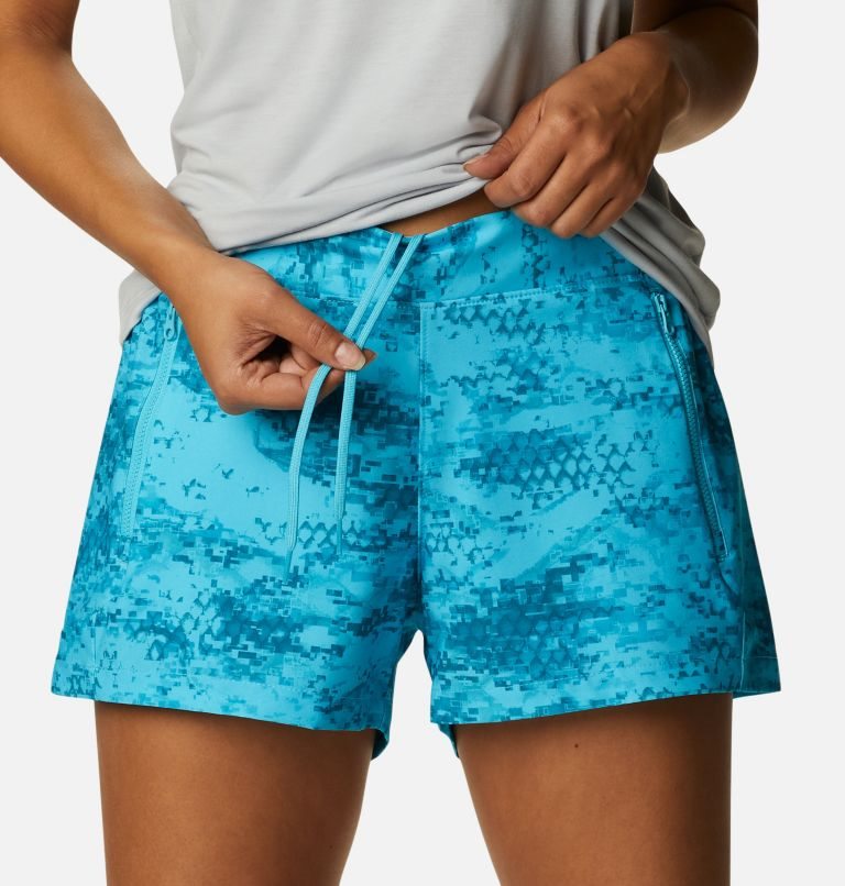 Women's Columbia PFG Tidal II Shorts Blue | CA-DL1C4