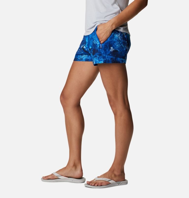 Women's Columbia PFG Tidal II Shorts Blue | CA-L4A30