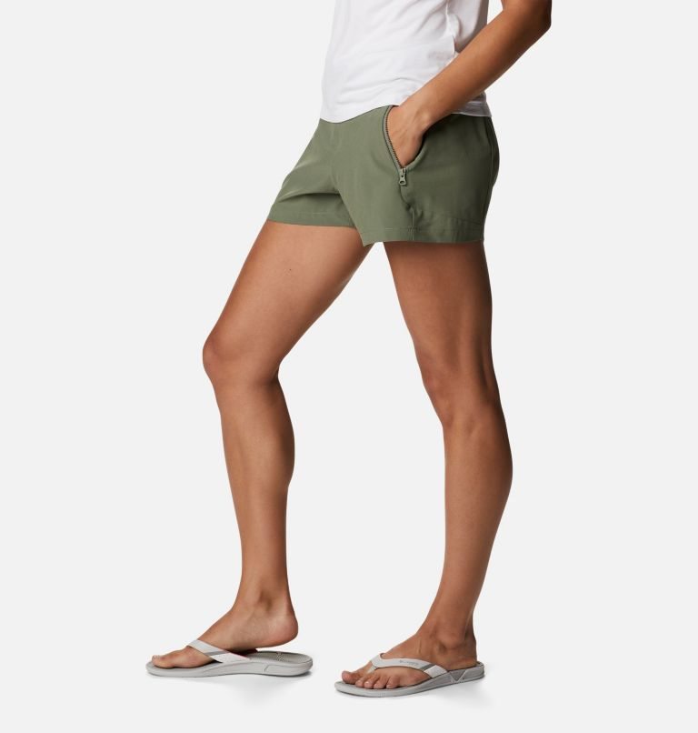 Women's Columbia PFG Tidal II Shorts Olive | CA-PC645