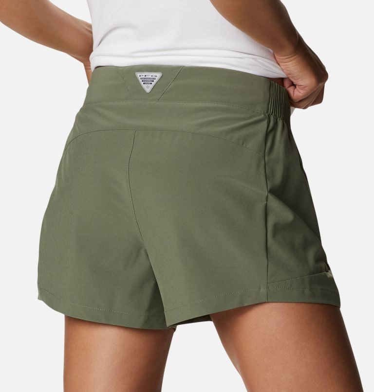 Women's Columbia PFG Tidal II Shorts Olive | CA-PC645