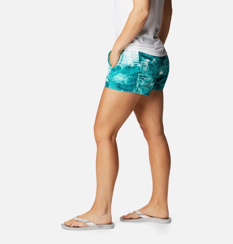 Women's Columbia PFG Tidal II Shorts Turquoise | CA-E3608