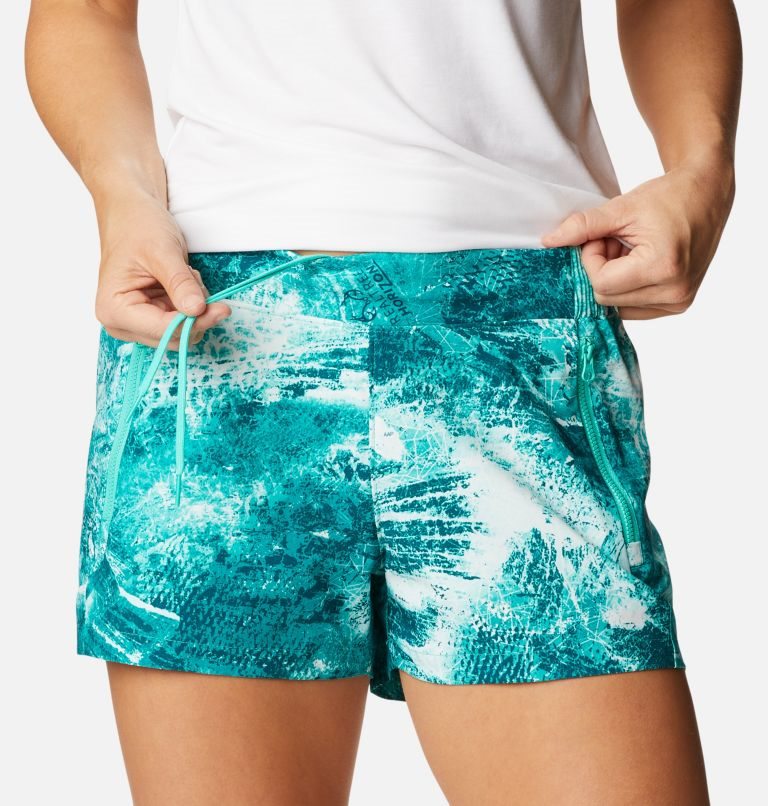 Women's Columbia PFG Tidal II Shorts Turquoise | CA-E3608