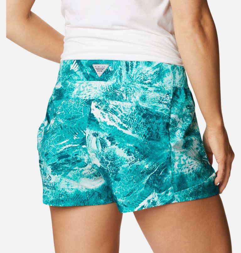 Women's Columbia PFG Tidal II Shorts Turquoise | CA-E3608