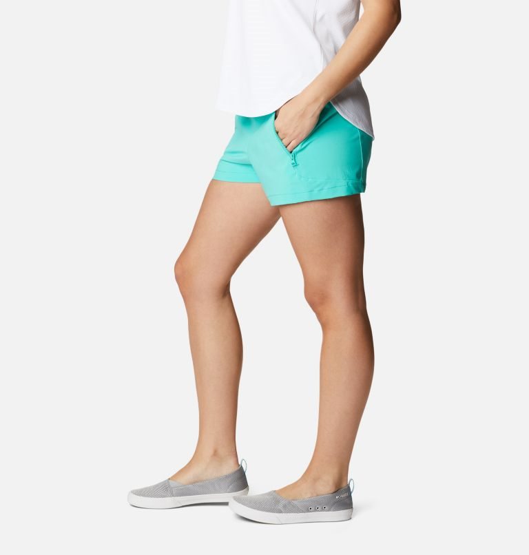 Women's Columbia PFG Tidal II Shorts Turquoise | CA-P0463