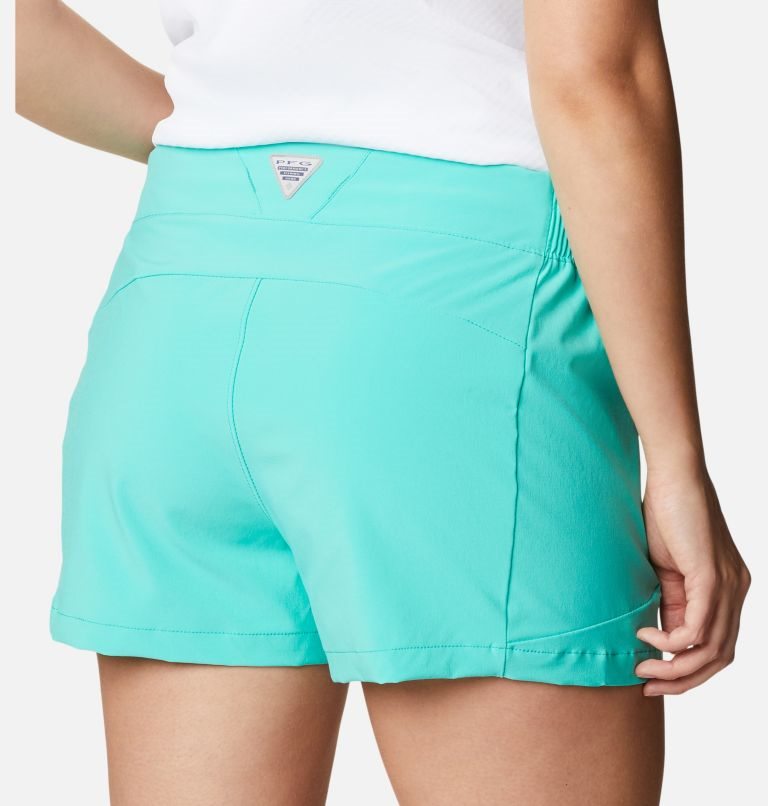 Women's Columbia PFG Tidal II Shorts Turquoise | CA-P0463