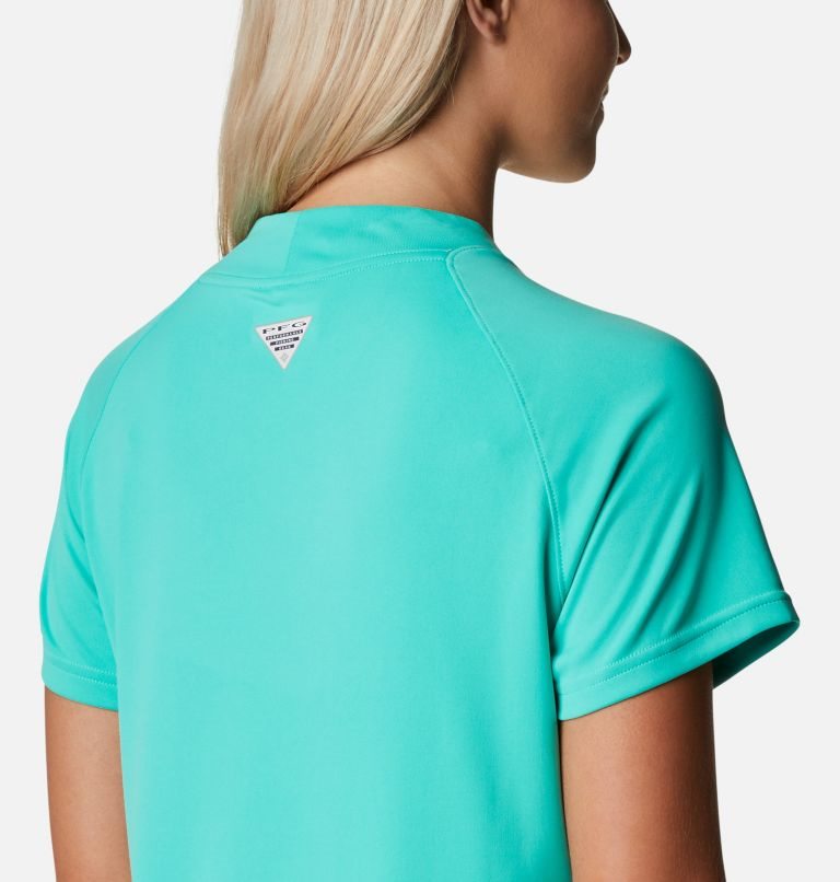 Women's Columbia PFG Tidal Tee Dress Turquoise | CA-I58LC