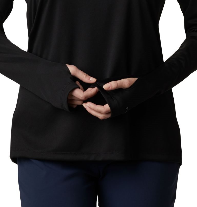 Women's Columbia PFG Tidal Tee Hoodie Black | CA-H0CL3