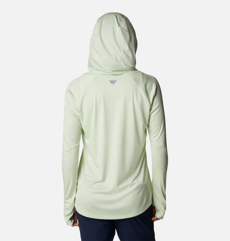 Women's Columbia PFG Tidal Tee Hoodie Mint | CA-Y610A