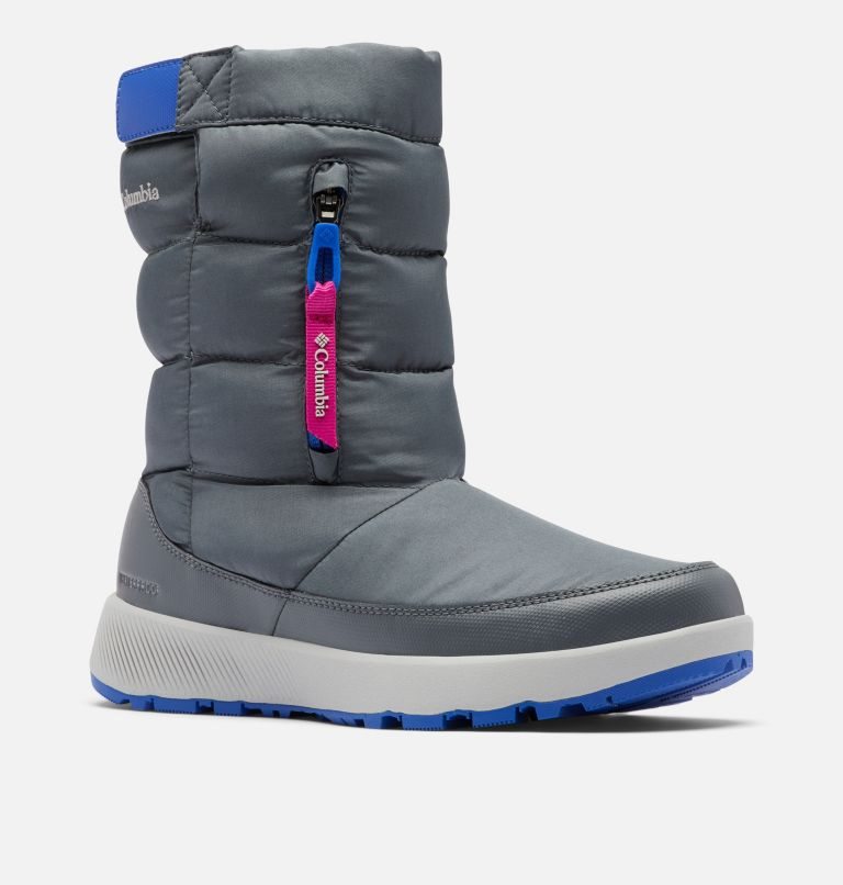 Women's Columbia Paninaro Omni-Heat Pull On Boots Dark Grey | CA-XLC15