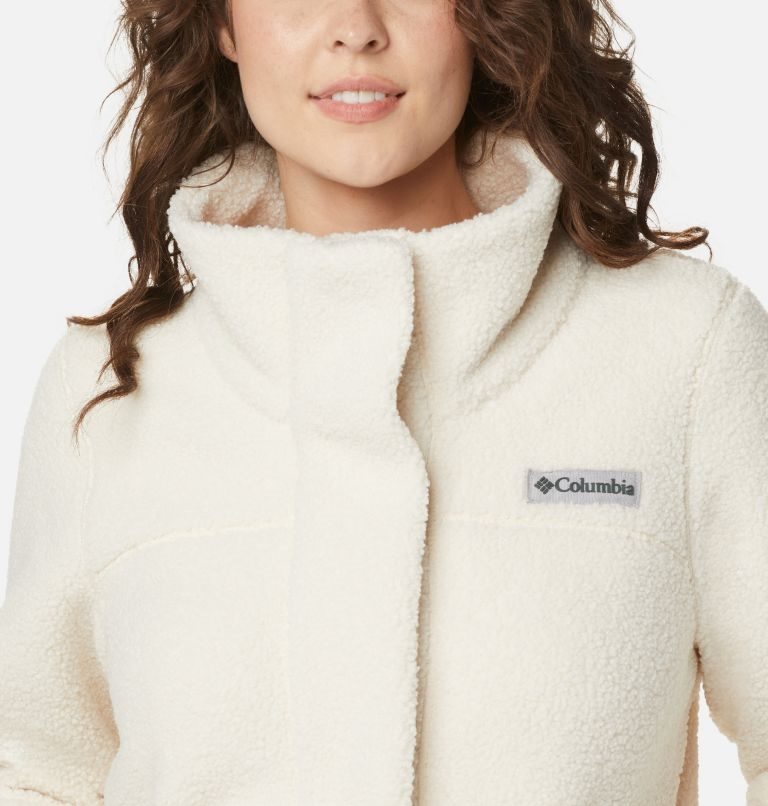 Women's Columbia Panorama Long Jackets White | CA-HL4A3