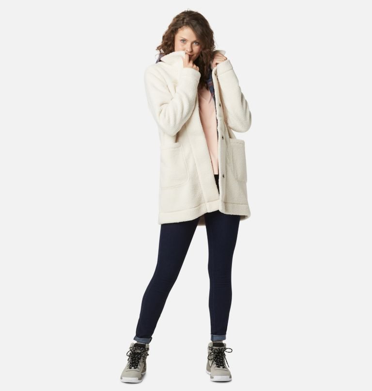 Women's Columbia Panorama Long Jackets White | CA-HL4A3