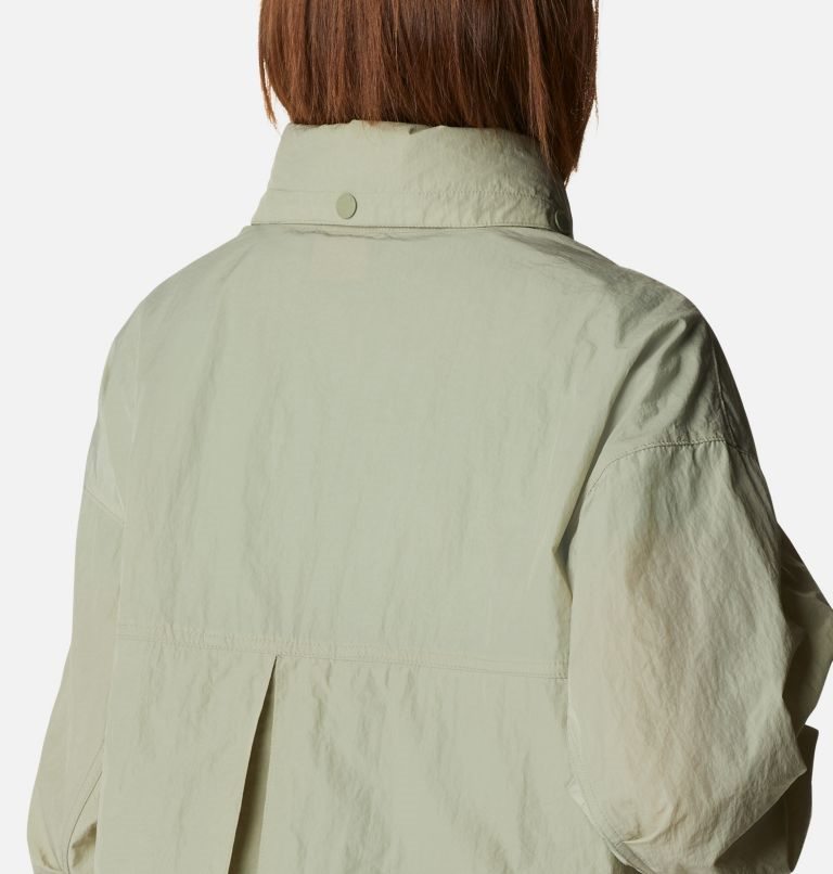 Women's Columbia Paracutie Windbreaker Jackets Olive | CA-ML65A