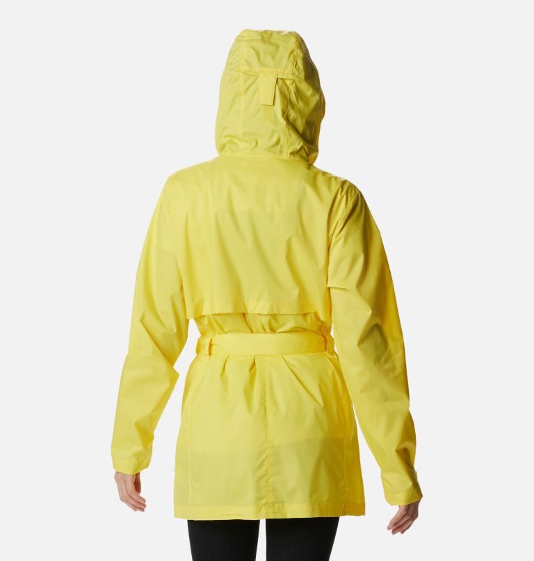 Women's Columbia Pardon My Trench Rain Jackets Yellow | CA-X8A1C