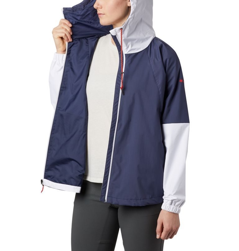 Women's Columbia Park Jackets Navy | CA-WLC81