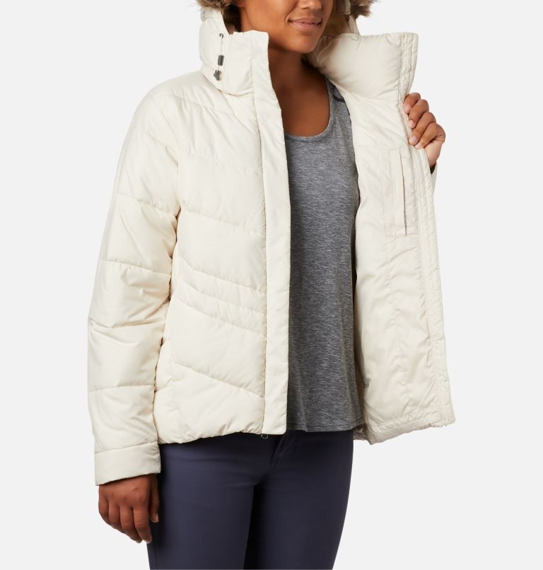 Women's Columbia Peak to Park Insulated Jackets Cream | CA-A5630