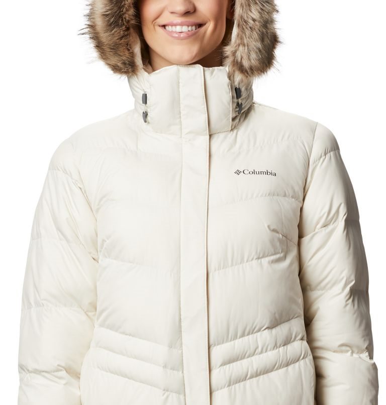 Women's Columbia Peak to Park Mid Insulated Jackets Cream | CA-EL18C