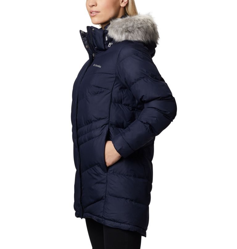 Women's Columbia Peak to Park Mid Insulated Jackets Navy | CA-N0453