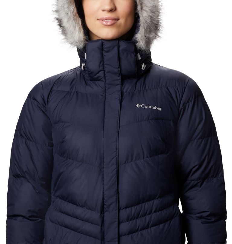 Women's Columbia Peak to Park Mid Insulated Jackets Navy | CA-N0453