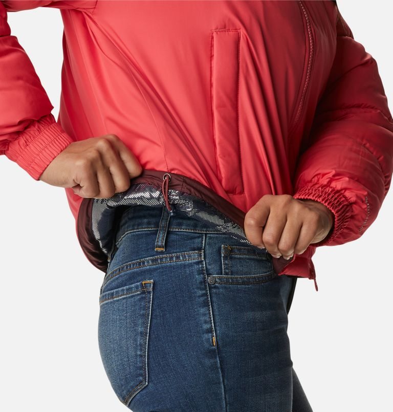 Women's Columbia Pike Lake Cropped Jackets Coral | CA-B0L56