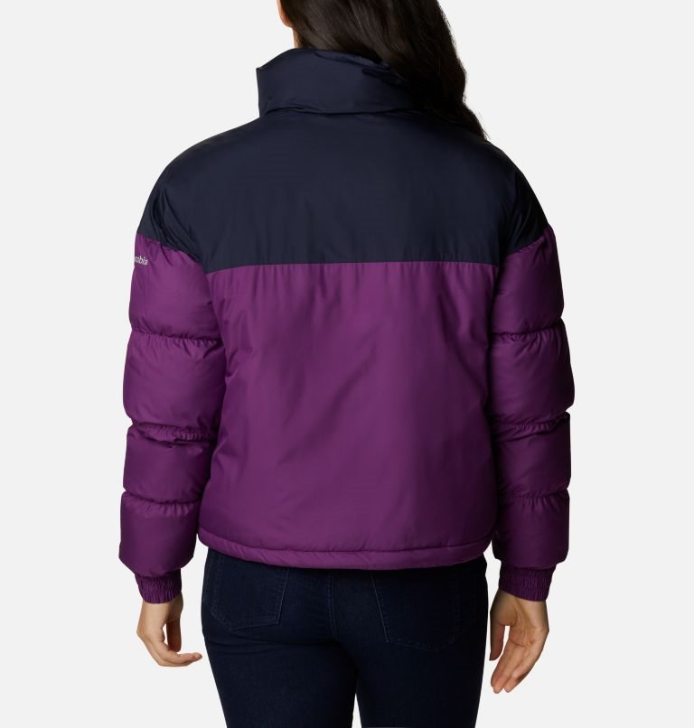 Women's Columbia Pike Lake Cropped Jackets Purple | CA-K64A8