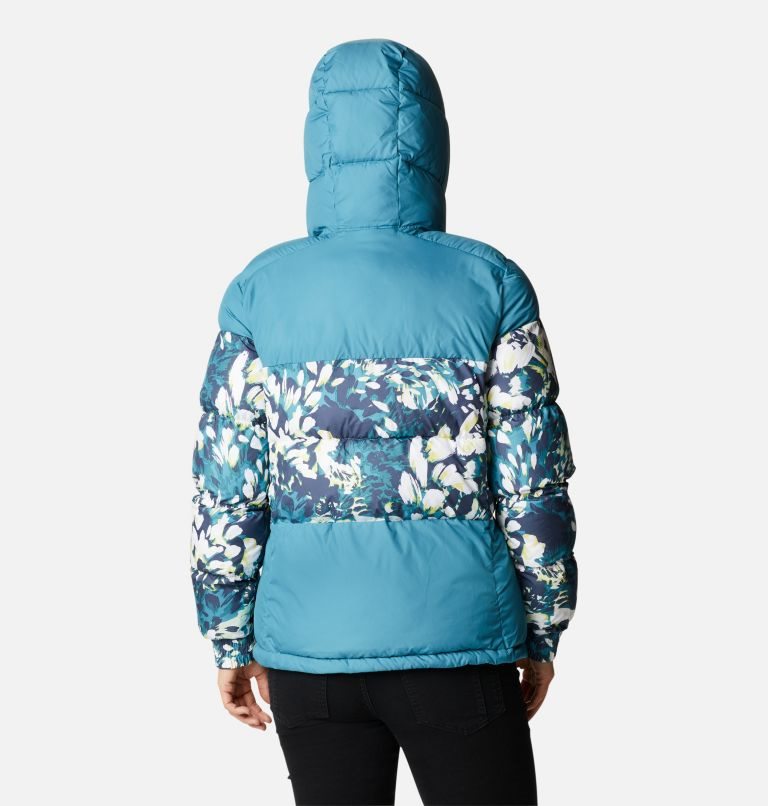 Women's Columbia Pike Lake II Insulated Jackets Turquoise / Flower | CA-HC650