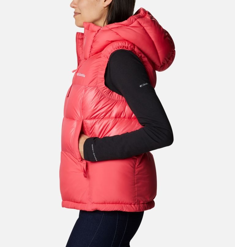 Women's Columbia Pike Lake II Insulated Vests Pink | CA-KC540