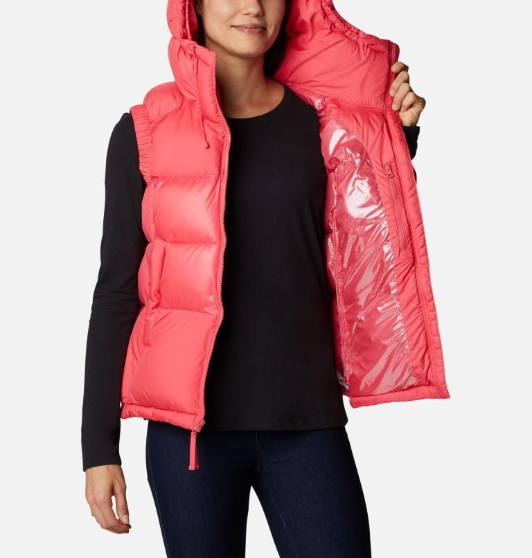 Women's Columbia Pike Lake II Insulated Vests Pink | CA-KC540