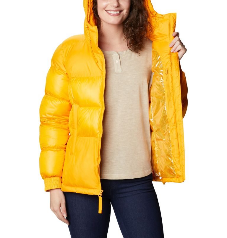 Women's Columbia Pike Lake II Insulated Jackets Yellow | CA-U3C65