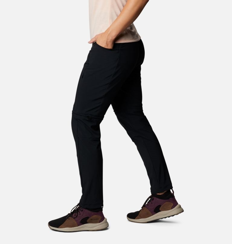 Women's Columbia Pleasant Creek Convertible Pants Black | CA-H83L1