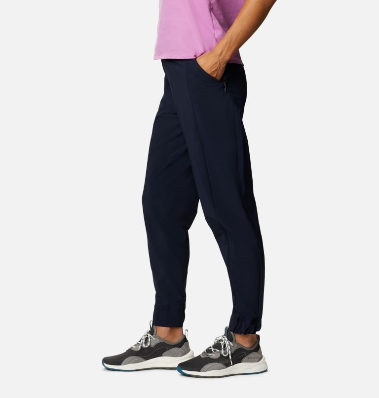 Women's Columbia Pleasant Creek Jogger Navy | CA-L185C