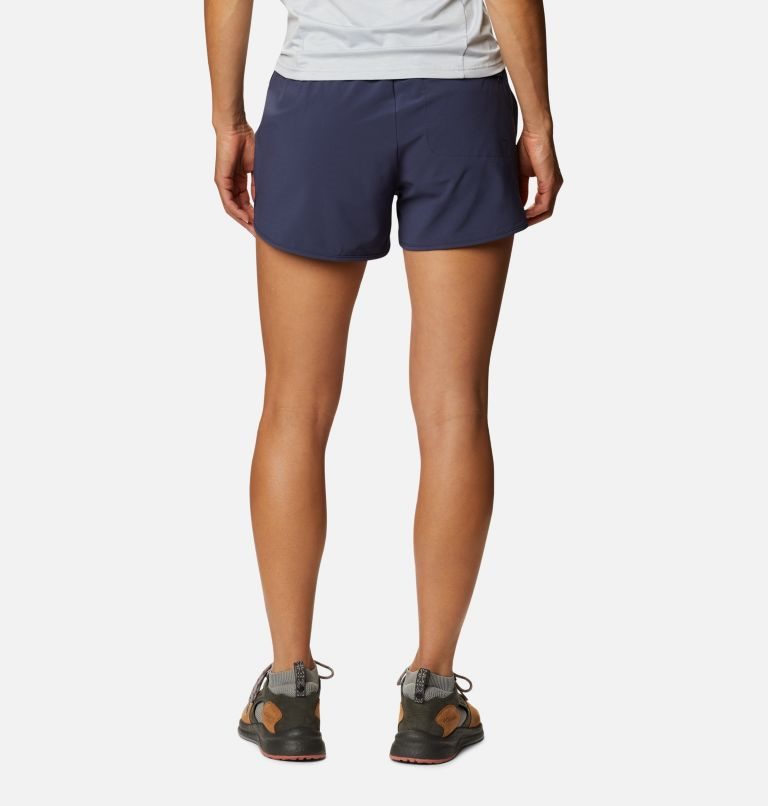 Women's Columbia Pleasant Creek Stretch Shorts Navy | CA-N1A06