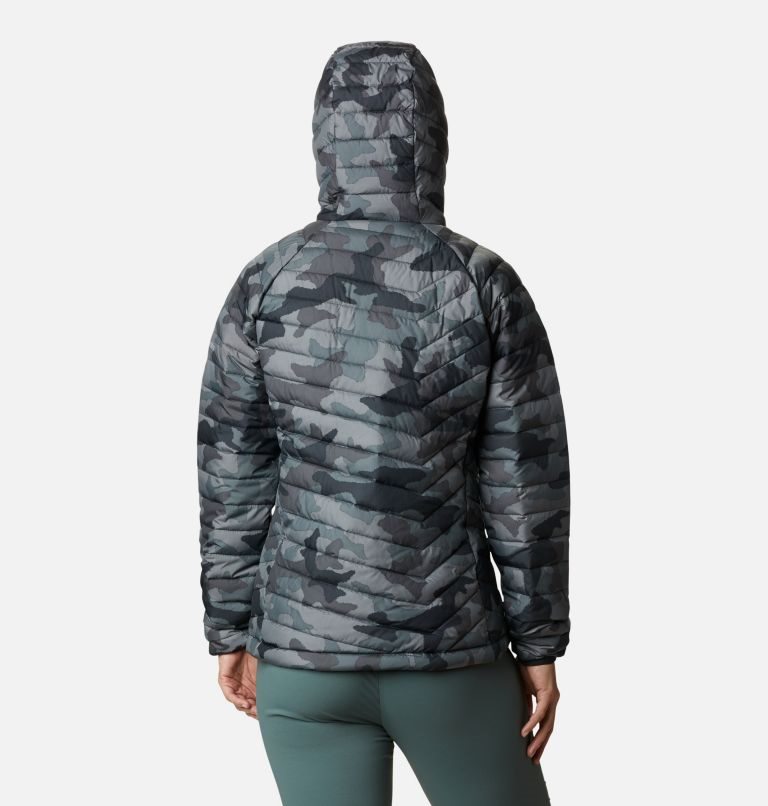 Women's Columbia Powder Lite Hooded Jackets Camo | CA-W108A