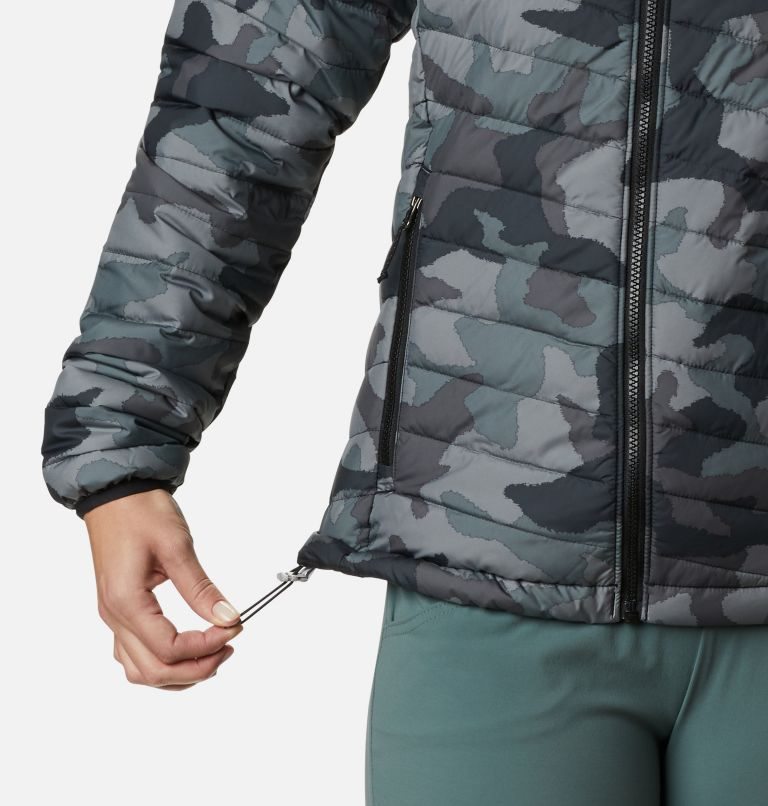 Women's Columbia Powder Lite Hooded Jackets Camo | CA-W108A