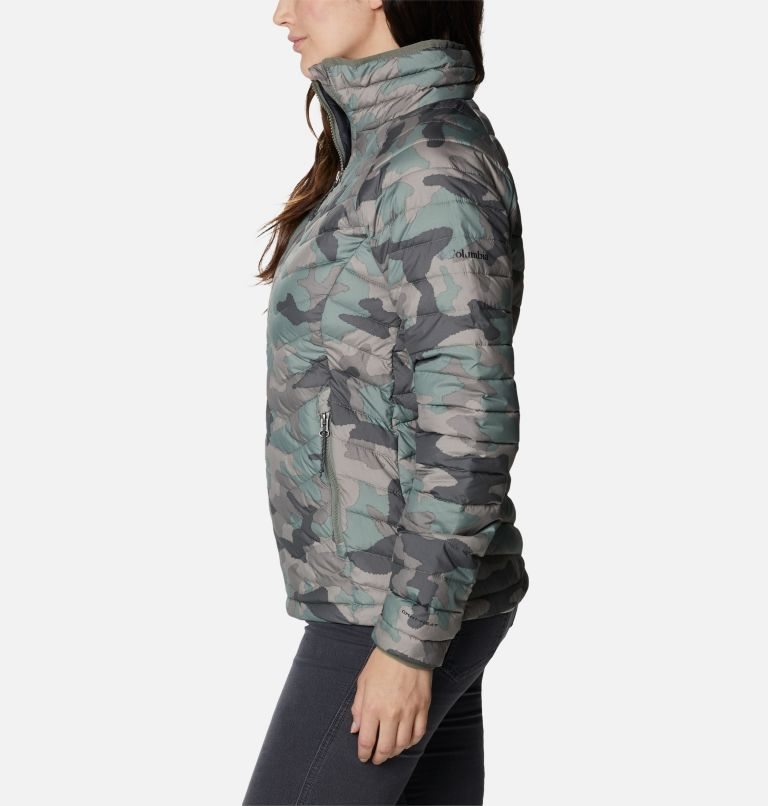 Women's Columbia Powder Lite Jackets Camo | CA-A310L