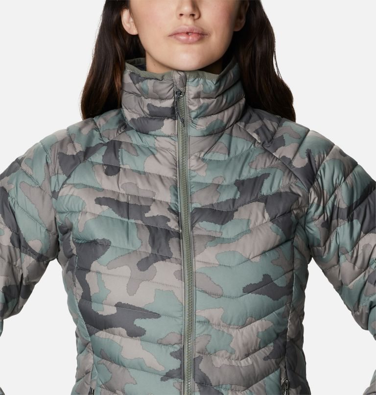 Women's Columbia Powder Lite Jackets Camo | CA-A310L