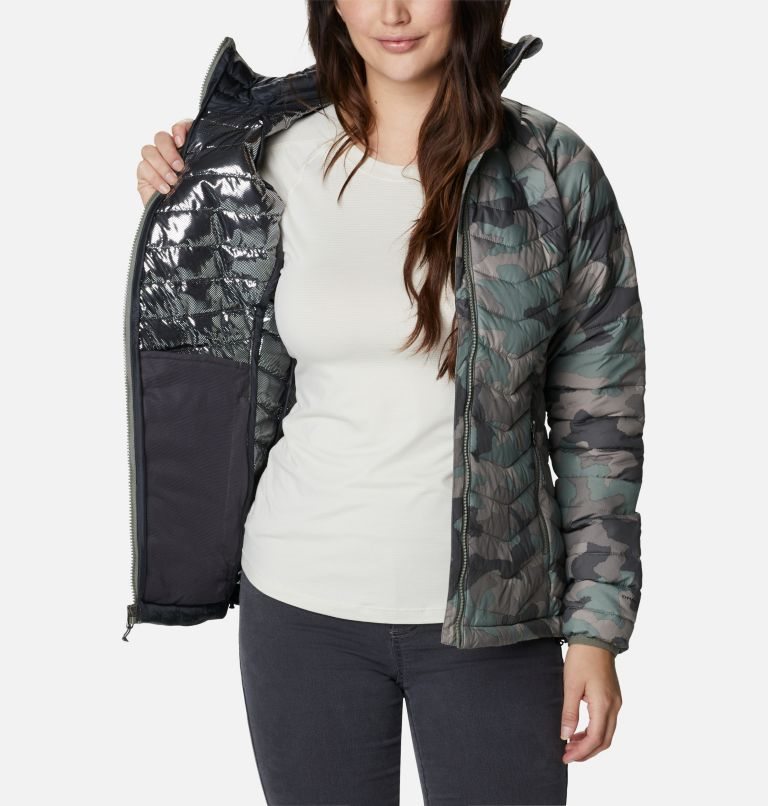 Women's Columbia Powder Lite Jackets Camo | CA-A310L