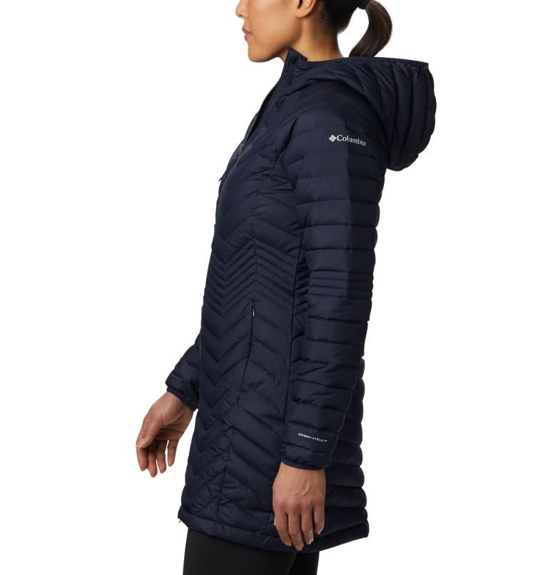 Women's Columbia Powder Lite Mid Jackets Navy | CA-A48C6