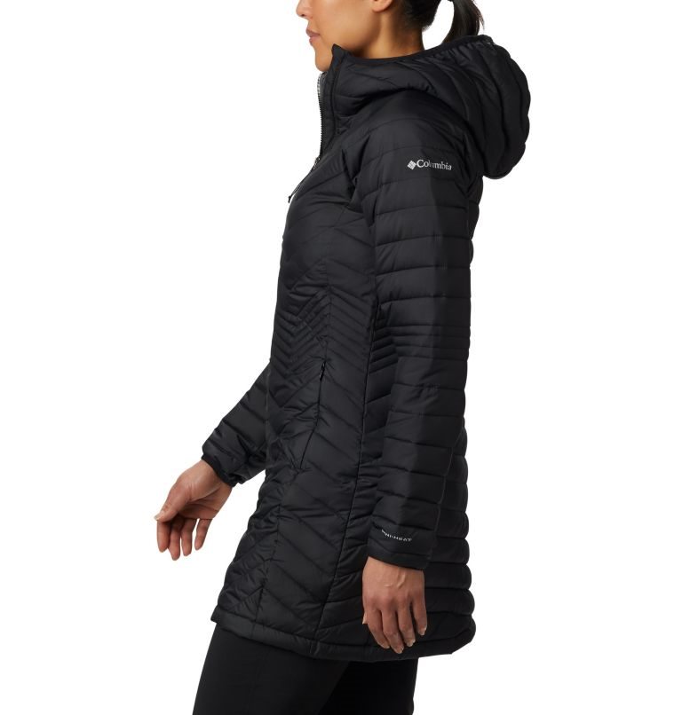 Women's Columbia Powder Lite Mid Jackets Black | CA-N801C