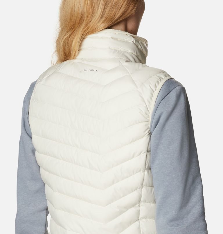 Women's Columbia Powder Lite Vest Cream | CA-A6145