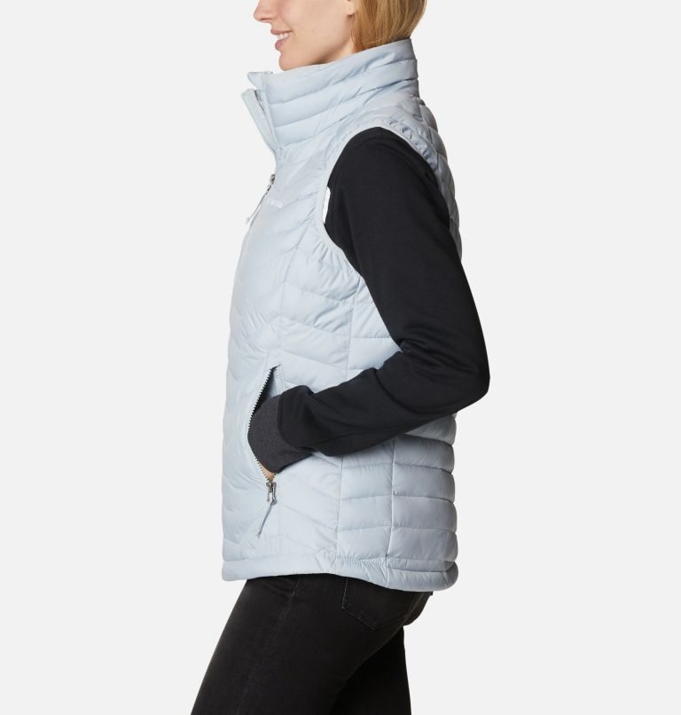 Women's Columbia Powder Lite Vest Light Grey | CA-CC368