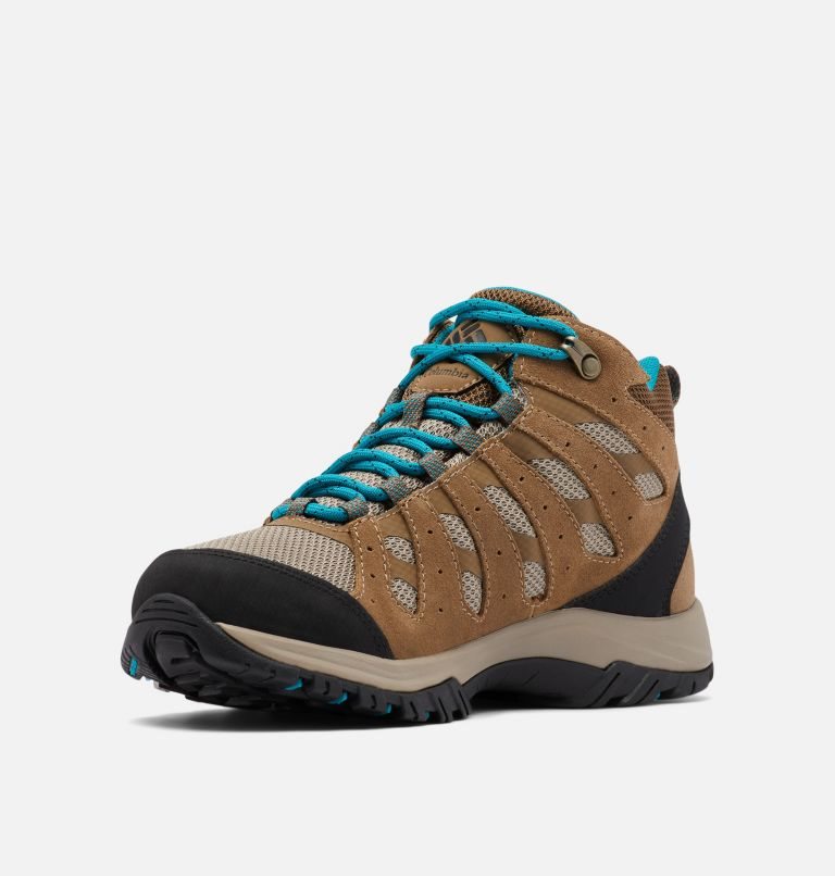 Women's Columbia Redmond III Mid Waterproof Hiking Boots Brown | CA-QL1A0