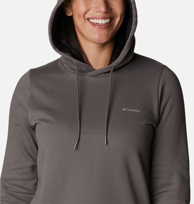 Women's Columbia Rush Valley Long Hoodie Dark Grey | CA-O358L