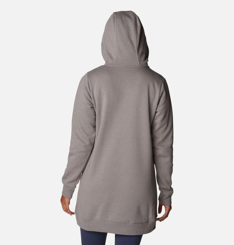 Women's Columbia Rush Valley Long Hoodie Grey | CA-O8350