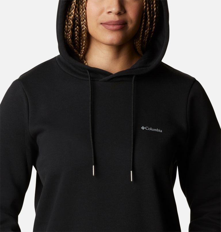 Women's Columbia Rush Valley Long Hoodie Black | CA-W1A68